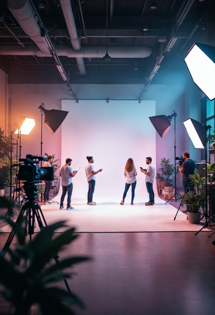 freepik equipo de filmacin en accin durante una fotografia 54213